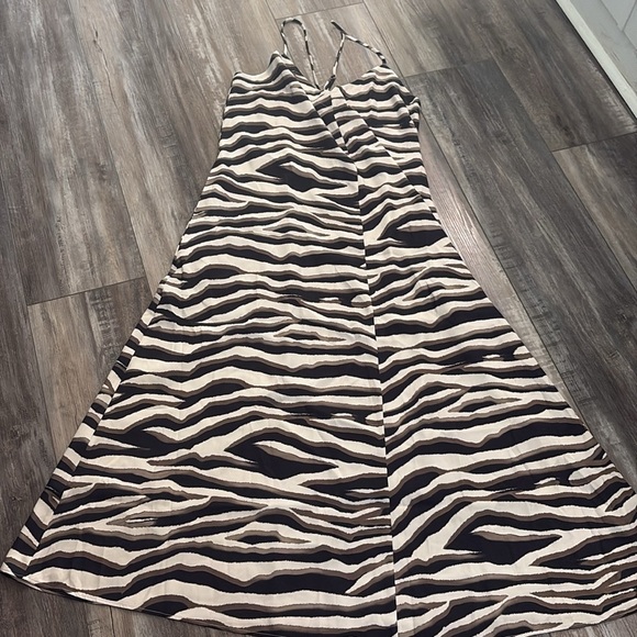 NWT! Banana Republic Silky Twill Maxi Dress XL - Picture 7 of 9